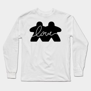 Meeple Love Board Games Long Sleeve T-Shirt